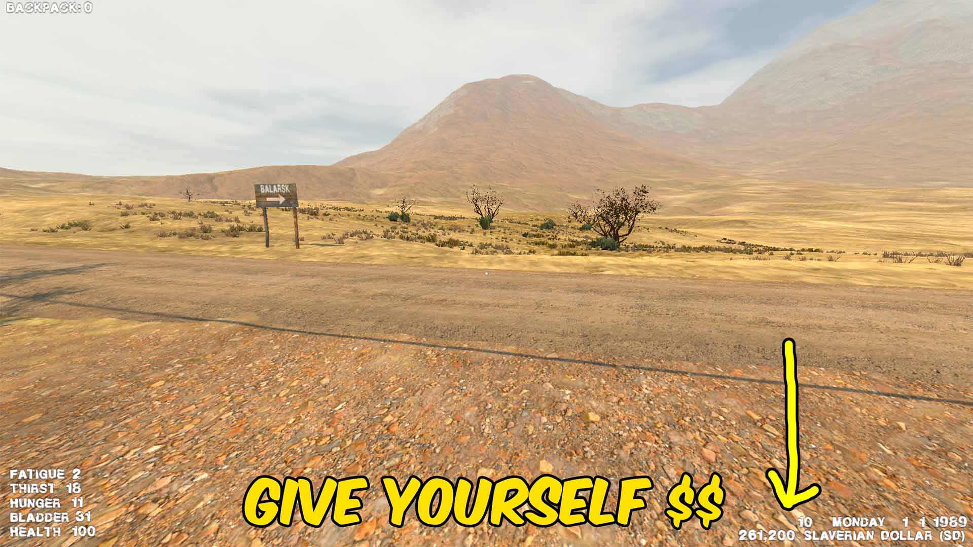 The Slaverian Trucker — Give Money (screenshot 2)